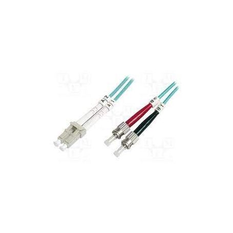 FO patch cord, duplex, LC to ST MM OM2 50/125 u, 5 m Length 5m