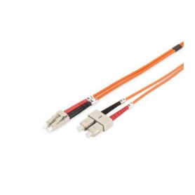 FO patch cord, duplex, LC to SC MM OM2 50/125 u, 5 m Length 5m