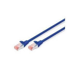 CAT 6 S-FTP patch cable, Cu, LSZH AWG 27/7, length 10 m, color blue