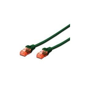 CAT 6 S-FTP patch cable, Cu, LSZH AWG 27/7, length 10 m, color green