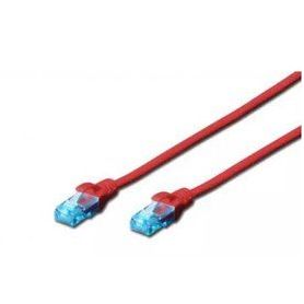 CAT 6 S-FTP patch cable, Cu, LSZH AWG 27/7, length 10 m, color red