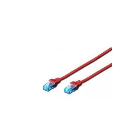 CAT 6 S-FTP patch cable, Cu, LSZH AWG 27/7, length 10 m, color red