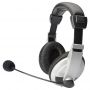 Stereo Multimedia Headset, with microphone Cable length 1,8m, with volume control 2 x 3,5mm stereo jacks