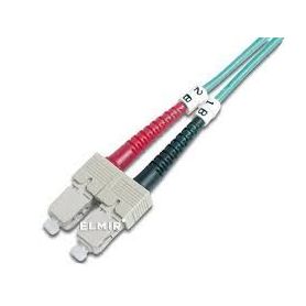 FO patch cord, duplex, SC to SC MM OM3 50/125 u, 5 m Length 5m, Class OM3