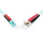 FO patch cord, duplex, LC to ST MM OM3 50/125 u, 5 m Length 5m, Class OM3