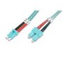 FO patch cord, duplex, LC to SC MM OM3 50/125 u, 5 m Length 5m, Class OM3