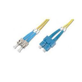 FO patch cord, duplex, ST to SC SM OS2 09/125 u, 3 m Length 3m