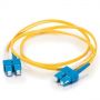 FO patch cord, duplex, SC to SC SM OS2 09/125 u, 10 m Length 10m