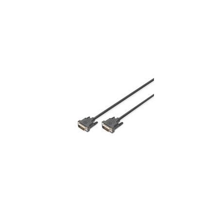 DVI connection cable, DVI(24+1) M/M, 2.0m, DVI-D Dual Link, bl