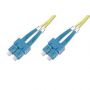 FO patch cord, duplex, SC (APC) to SC (APC) SM OS2 09/125 u, 5 m Length 5m