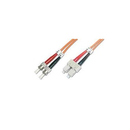 FO patch cord, duplex, ST to SC MM OM2 50/125 u, 7 m Length 7m