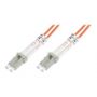 FO patch cord, duplex, LC to LC MM OM1 62.5/125 u, 7 m Length 7m