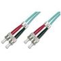 FO patch cord, duplex, ST to ST MM OM3 50/125 u, 7 m Length 7m, Class OM3