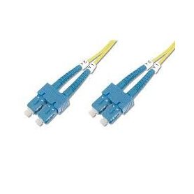 FO patch cord, duplex, SC to SC SM OS2 09/125 u, 7 m Length 7m