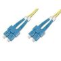 FO patch cord, duplex, SC to SC SM OS2 09/125 u, 7 m Length 7m