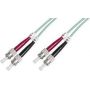 FO patch cord, duplex, ST to ST MM OM3 50/125 u, 5 m Length 5m, Class OM3