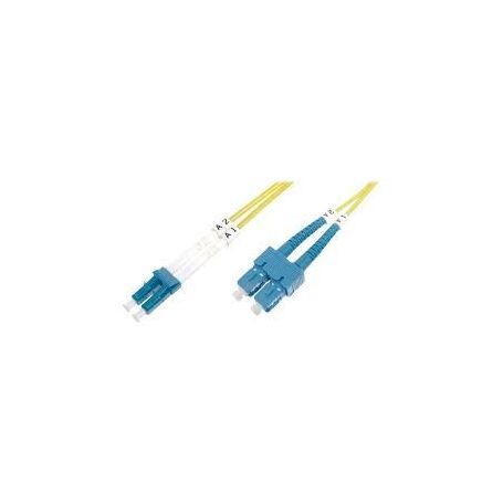 FO patch cord, duplex, SC (APC) to LC (APC) SM OS2 09/125 u, 2 m Length 2m