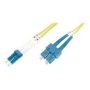 FO patch cord, duplex, SC (APC) to LC (APC) SM OS2 09/125 u, 2 m Length 2m