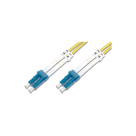 FO patch cord, duplex, LC to LC SM OS2 09/125 u, 7 m Length 7m