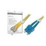 FO patch cord, duplex, ST to SC SM OS2 09/125 u, 5 m Length 5m