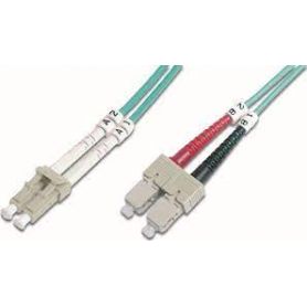 FO patch cord, duplex, SC (APC) to LC (APC) SM OS2 09/125 u, 5 m Length 5m