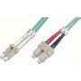 FO patch cord, duplex, SC (APC) to LC (APC) SM OS2 09/125 u, 5 m Length 5m