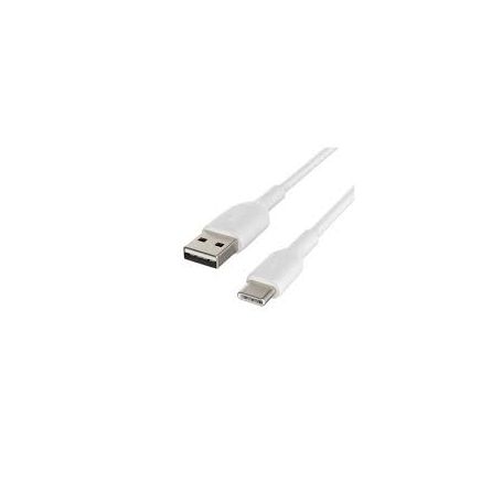 USB-A to USB-C Cable 1M White