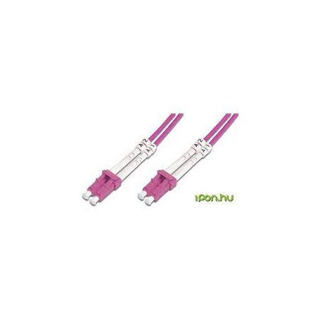 FO patch cord, duplex, LC to LC MM OM4 50/125 u, 7 m Length 7m