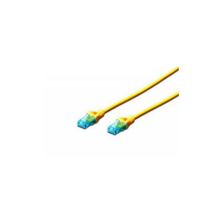 CAT 6 S-FTP patch cable, Cu, LSZH AWG 27/7, length 0.5 m, 10 pieces, color yellow