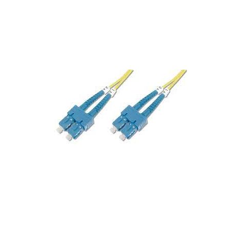 FO patch cord, duplex, SC (APC) to SC (APC) SM OS2 09/125 u, 7 m Length 7m