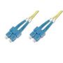 FO patch cord, duplex, SC (APC) to SC (APC) SM OS2 09/125 u, 7 m Length 7m