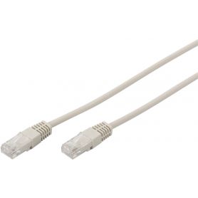 CAT 5e U-UTP patch cable, Cu, PVC AWG 26/7, length 30 m, color grey