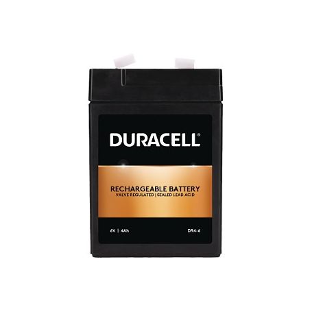 Battery UPS  Lead acid - Duracell 6V 4Ah VRLA Security Battery DR4-6