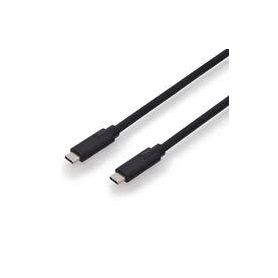 USB Type-C connection cable, type C to C M/M, 1.0m, full featured, Gen2, 5A, 10GB, 3.1 Version, CE, bl