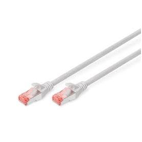 CAT 6 S-FTP patch cable, Cu, LSZH AWG 27/7, length 1 m, 10 pieces, color grey