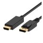 EWENT Cabo Adaptador DisplayPort para HDMI 1.2, gold-plated, 3.0m - EC1432