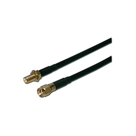 Coaxial Wireless LAN Antenna extension cable SMA male reverse to SMA female reverse Length 5m, Low Loss