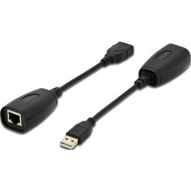 USB Extender, USB1.1 for use with Cat5/5e/6 (UTP, STP or SFT) cable up to 45 m / 150 ft