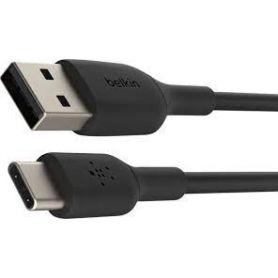 USB-A to USB-C Cable 2M Black