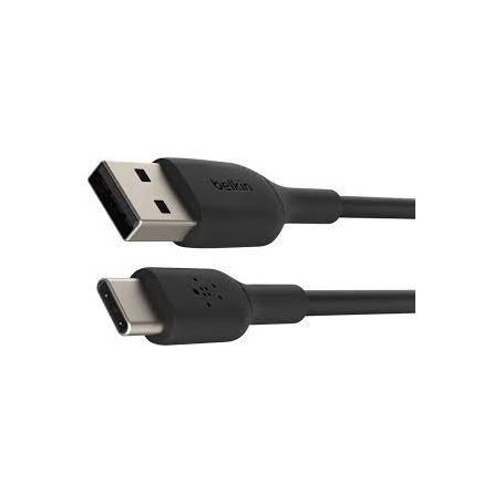 USB-A to USB-C Cable 2M Black