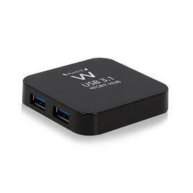 EWENT HUB USB 4 portas 3.1 Gen 1 (USB 3.0) com alimentação - EW1134