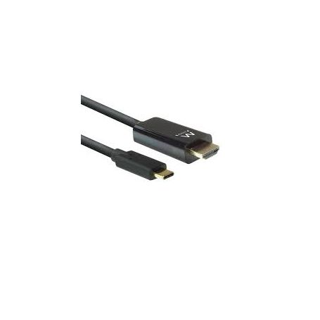 EWENT Cabo de conversão USB-C para HDMI macho 4K/60Hz, 2 m - EW9824