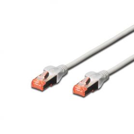 CAT 6 S-FTP patch cable, Cu, LSZH AWG 27/7, length 30 m, color grey