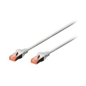 CAT 6 S-FTP patch cable, Cu, LSZH AWG 27/7, length 2 m, 10 pieces, color grey