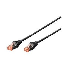 CAT 6 S-FTP patch cable, Cu, LSZH AWG 27/7, length 2 m, 10 pieces, color black