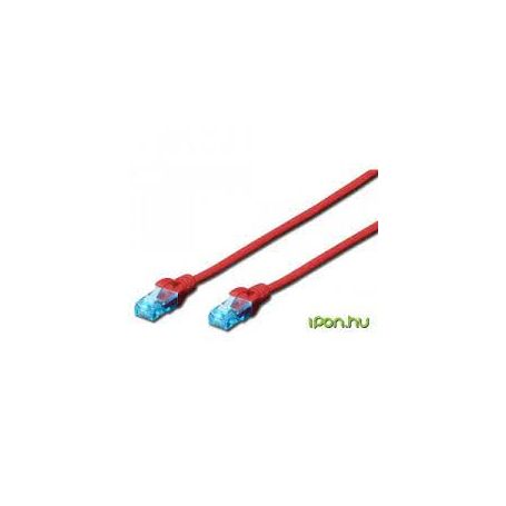 CAT 6 S-FTP patch cable, Cu, LSZH AWG 27/7, length 2 m, 10 pieces, color red