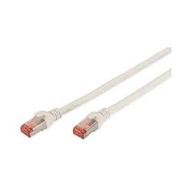 CAT 6 S-FTP patch cable, Cu, LSZH AWG 27/7, length 2 m, 10 pieces, color white