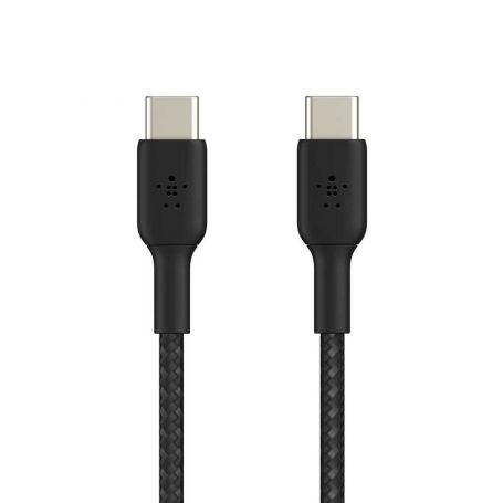 USB-A to USB-C Cable Braided 2M Black