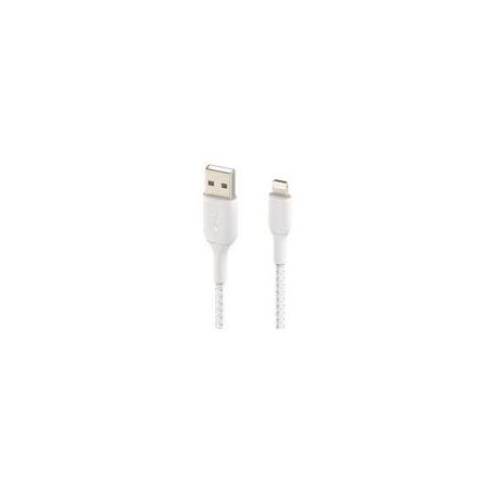 Lightning to USB-A Cable Braid 2M White