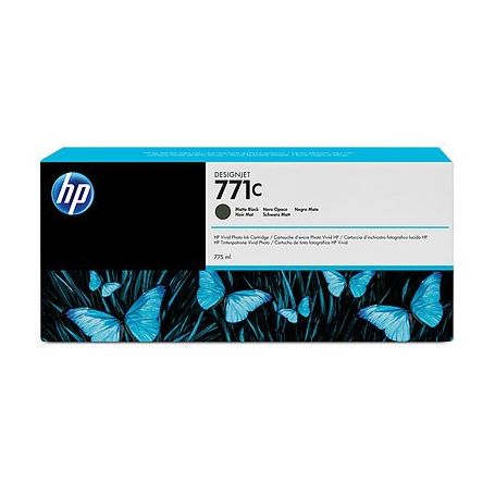 HP 771C 775-ml Matte Black Designjet Ink Cartridge - B6Y07A